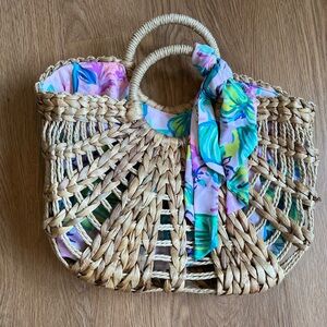 Lilly Pulitzer Marrakech Straw Tote